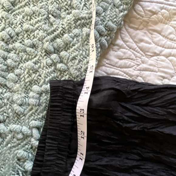 Boutique Europa 100% Silk Crinkled Maxi Skirt Medium - Picture 6 of 7